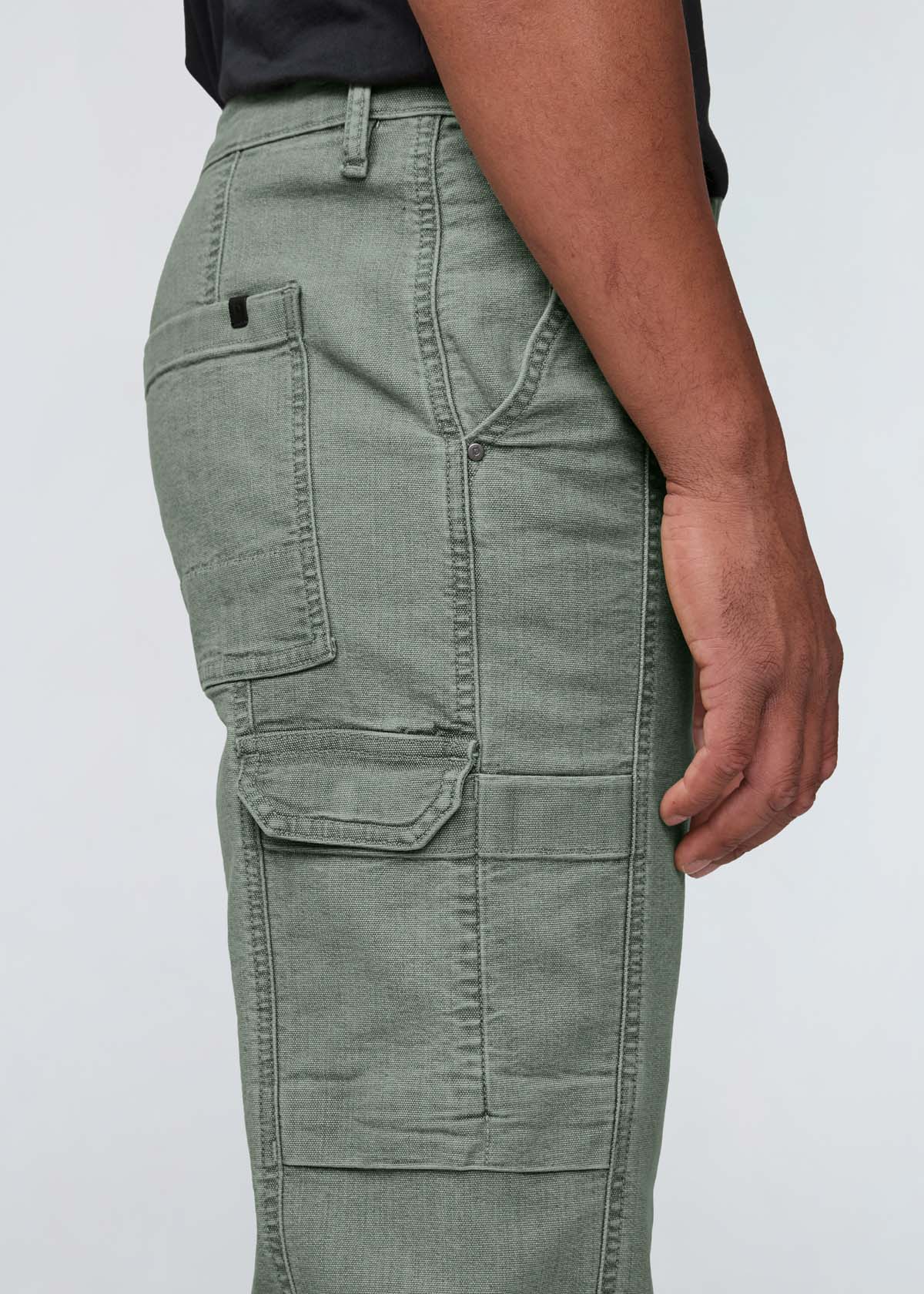 mens pine 7 pocket stretch canvas pants side pockets