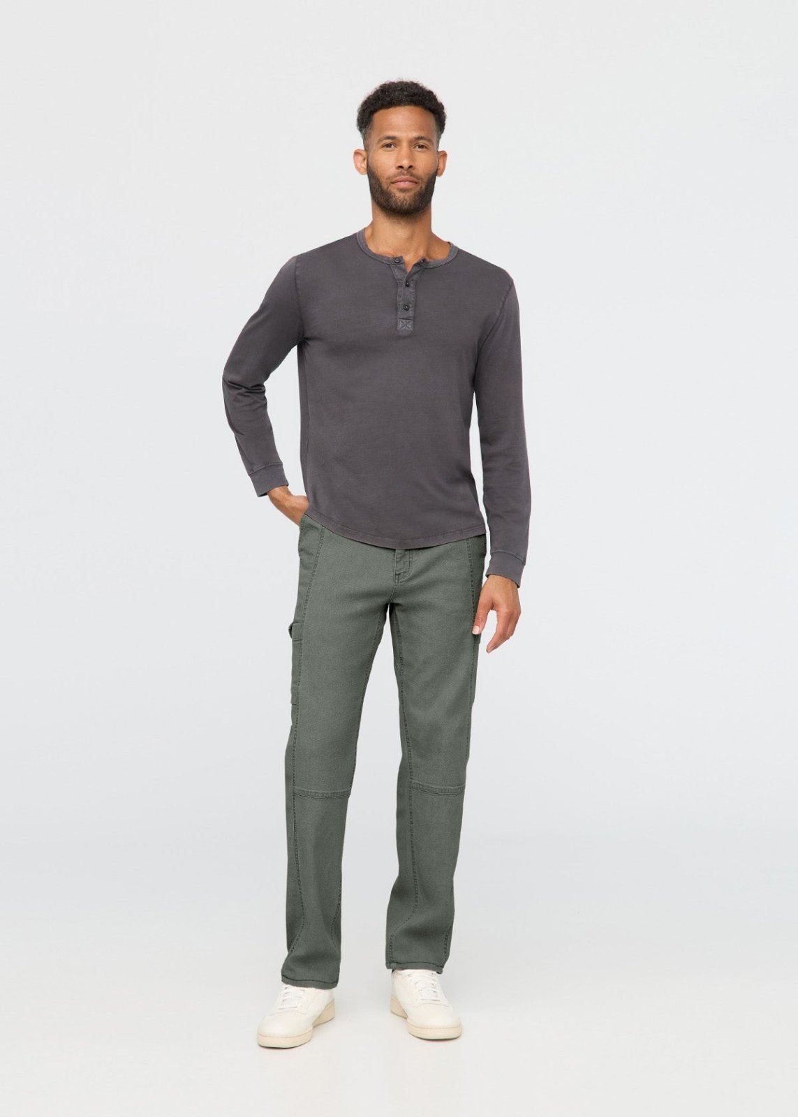 Men's Thyme 7 Pocket Stretch Canvas Pants front full body