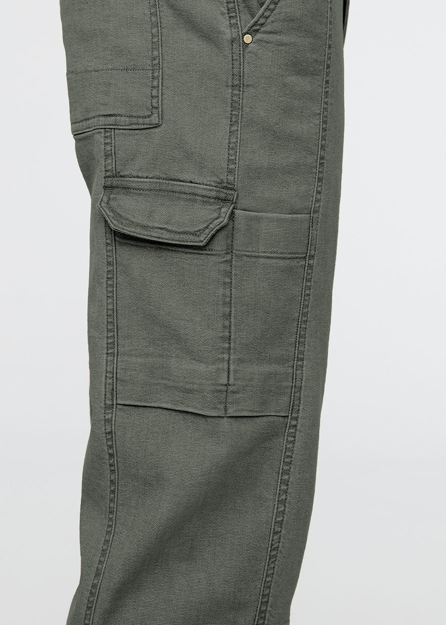 Men's Thyme 7 Pocket Stretch Canvas Pants right side pocket detail