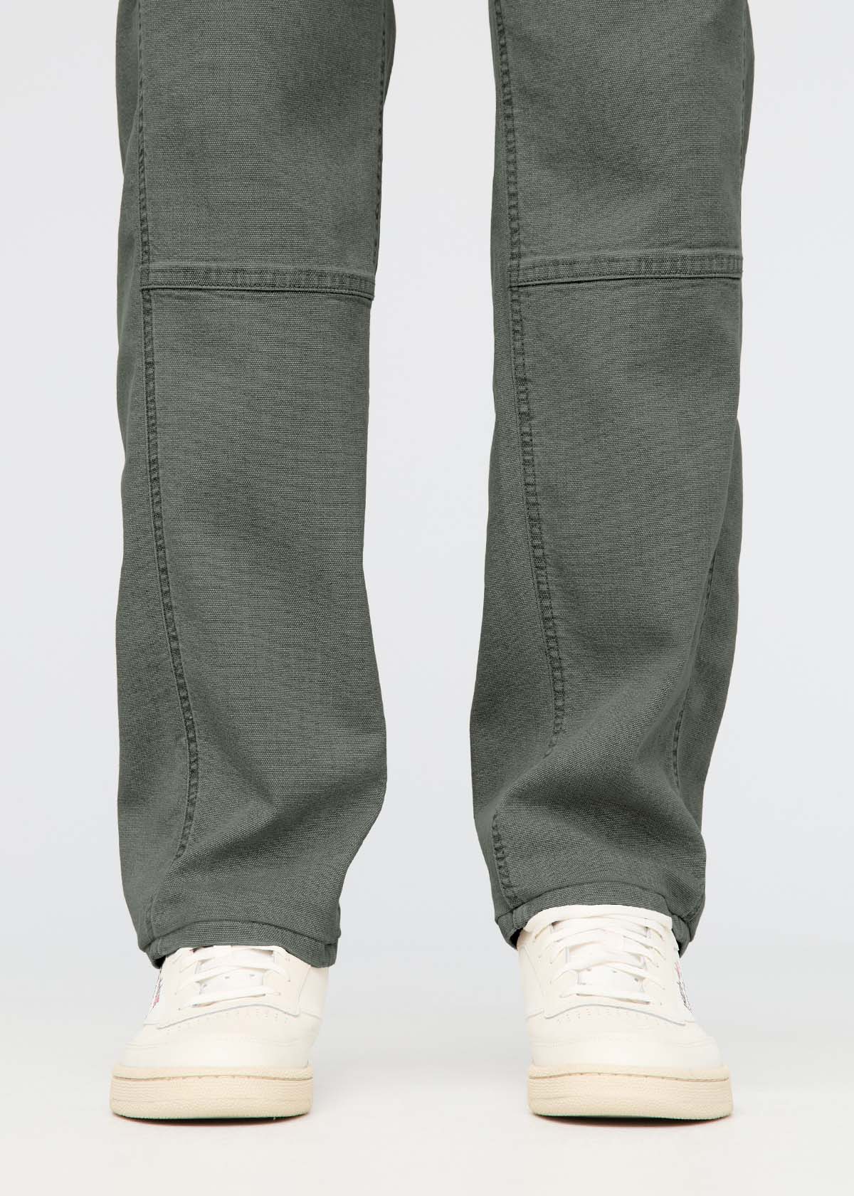 Men's Thyme 7 Pocket Stretch Canvas Pants ankle detail