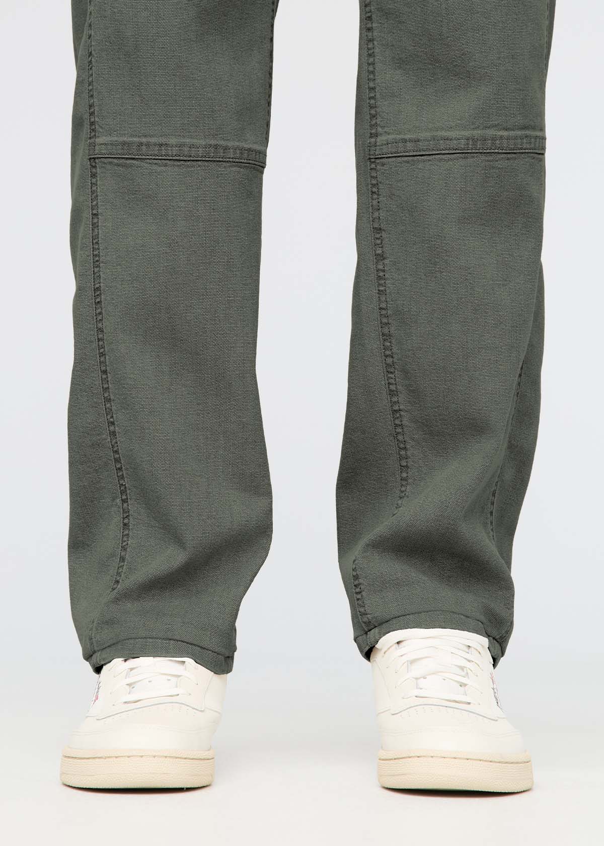 Men's Thyme 7 Pocket Stretch Canvas Pants ankle detail