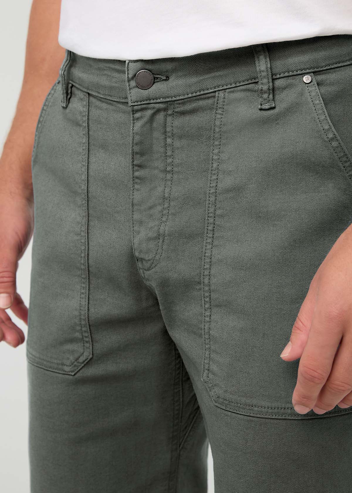 Men's Thyme Stretch Canvas Utility Pant front detail