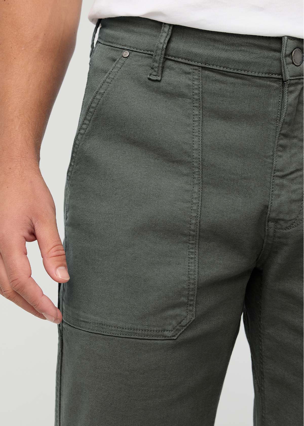 Men's Thyme Stretch Canvas Utility Pant front pocket detail