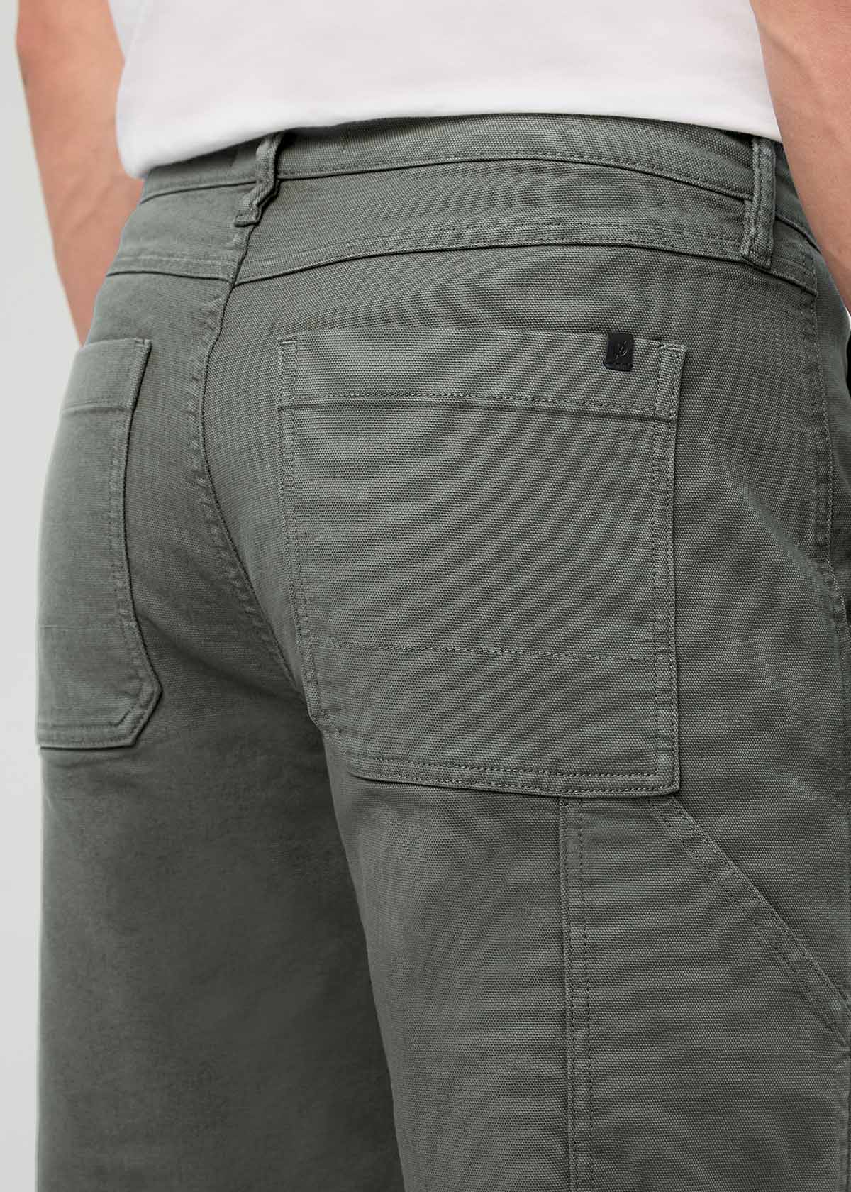 Men's Thyme Stretch Canvas Utility Pant back pocket detail