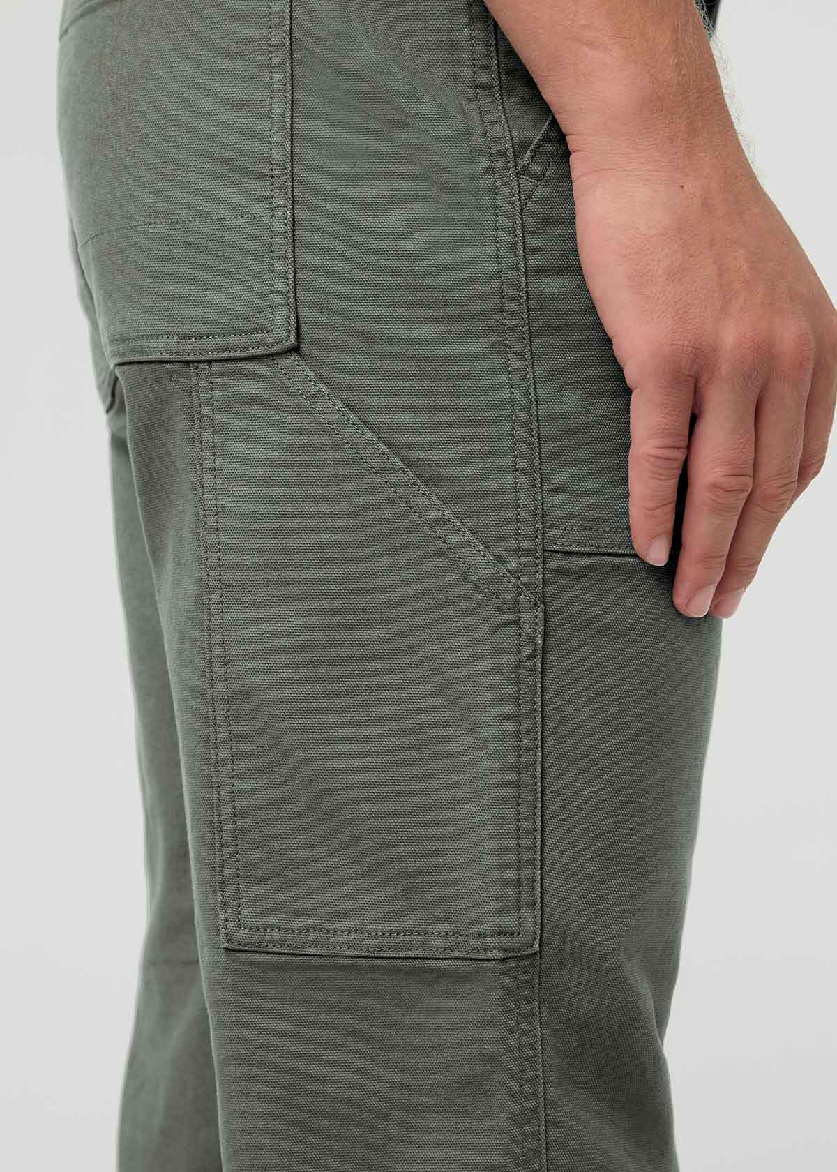 Men's Thyme Stretch Canvas Utility Pant side pocket detail