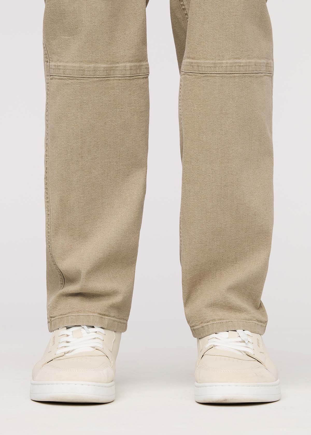 Men's Tan Stretch Canvas Utility Pant Ankle