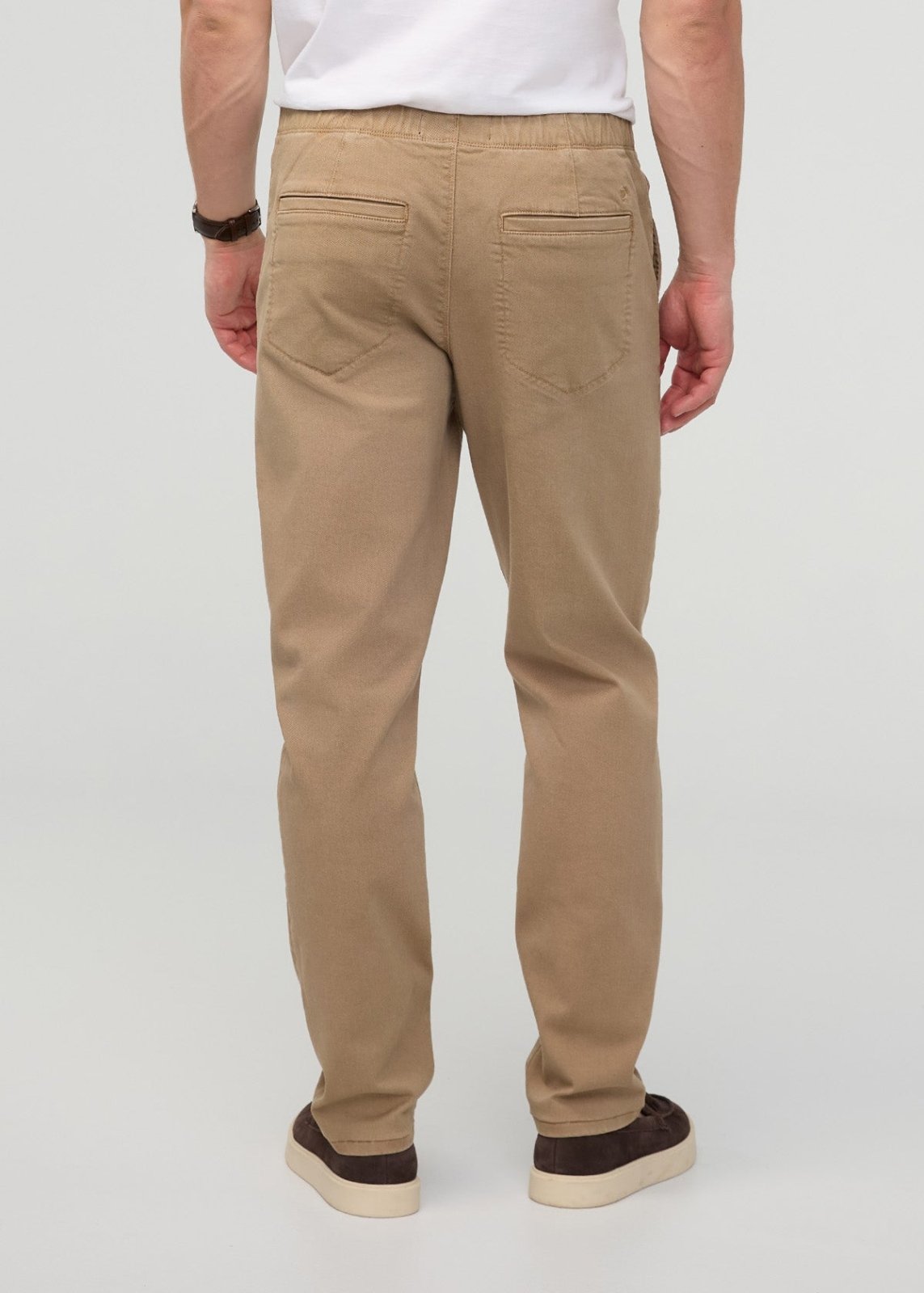 Men's Desert Khaki Pull-On FlexTwill Pant Back