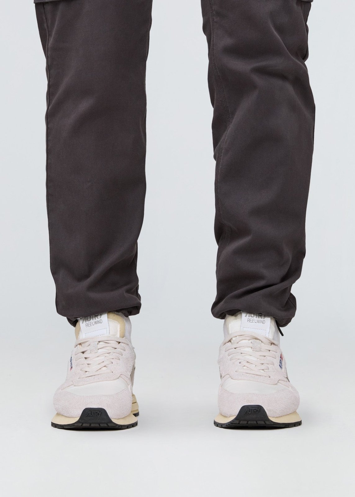 mens relaxed charcoal water resistant cargo pant synched ankle detail