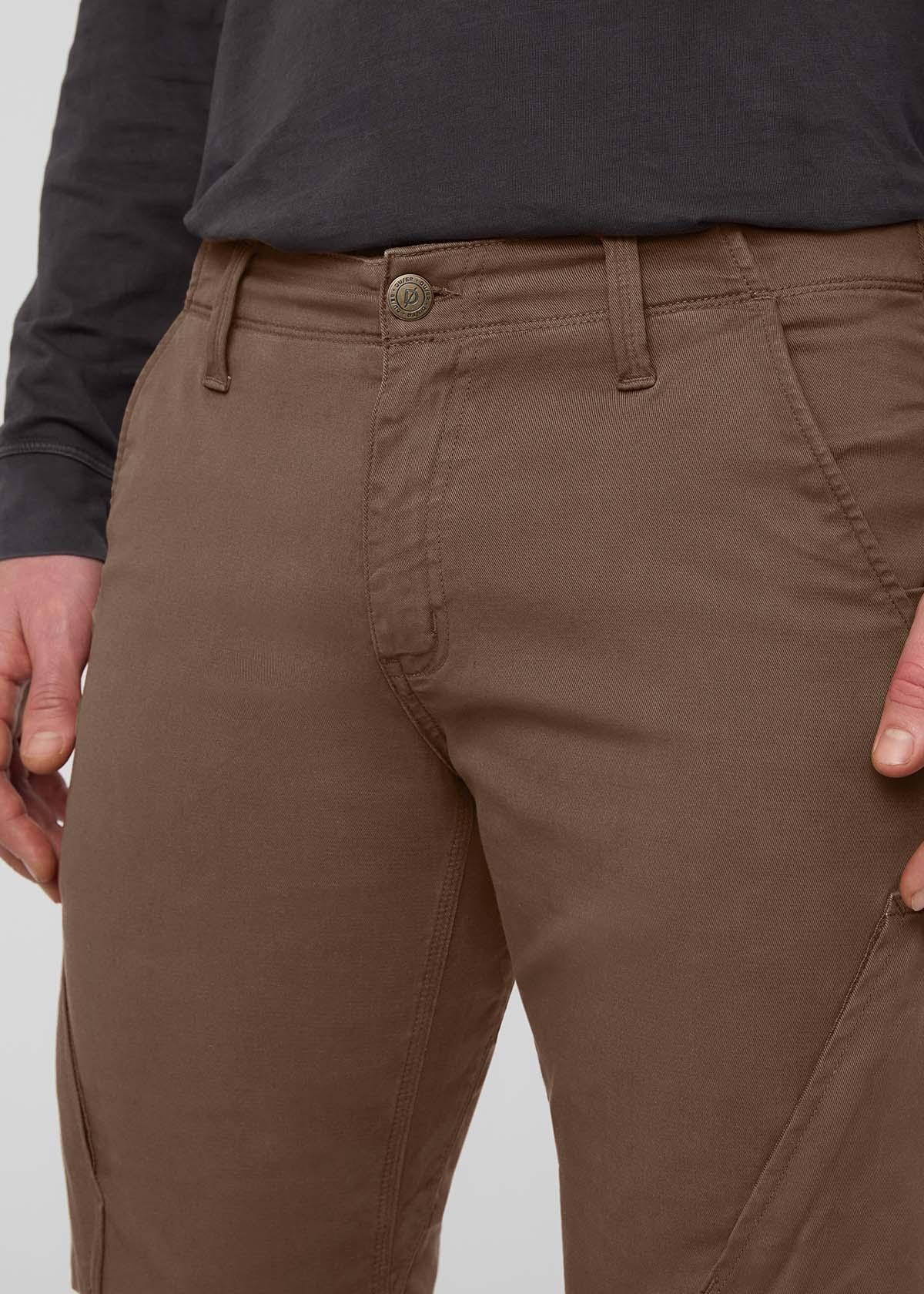 men's relaxed brown water resistant cargo pant waist