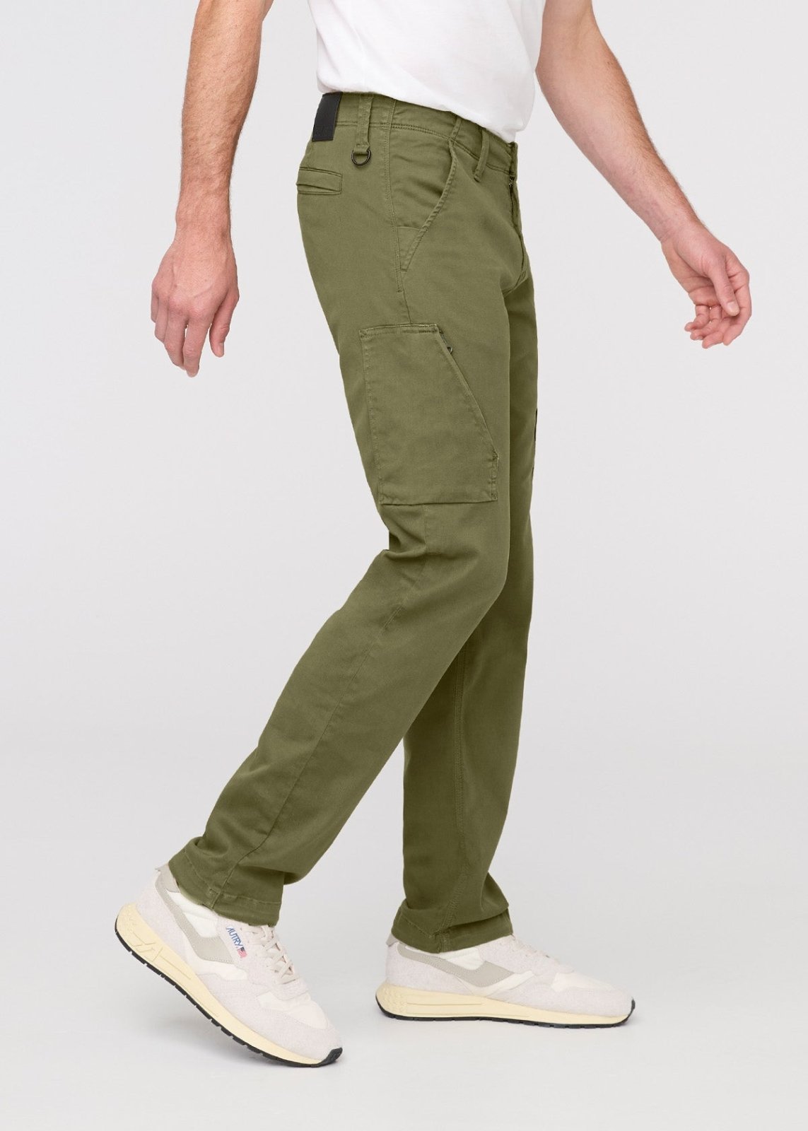 Men's Loden Green Relaxed Water Resistant Cargo Pant Side