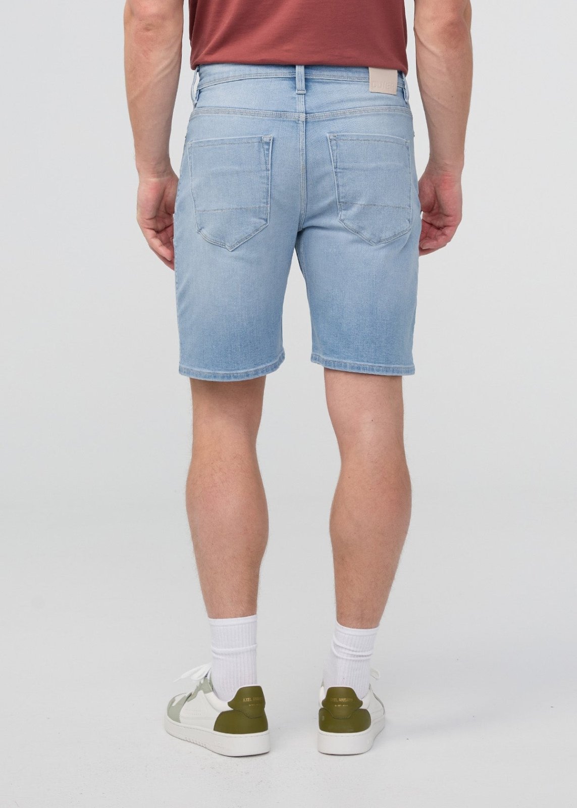 Mens Performance Denim Relaxed Stretch Short back