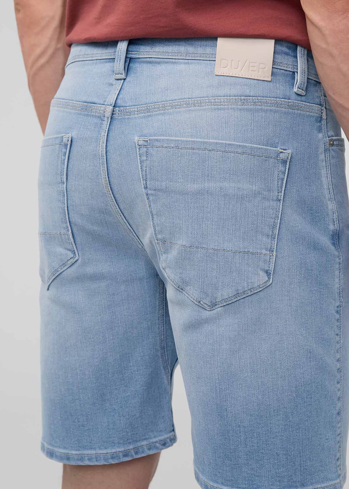 Mens Performance Denim Relaxed Stretch Short back waistband detail