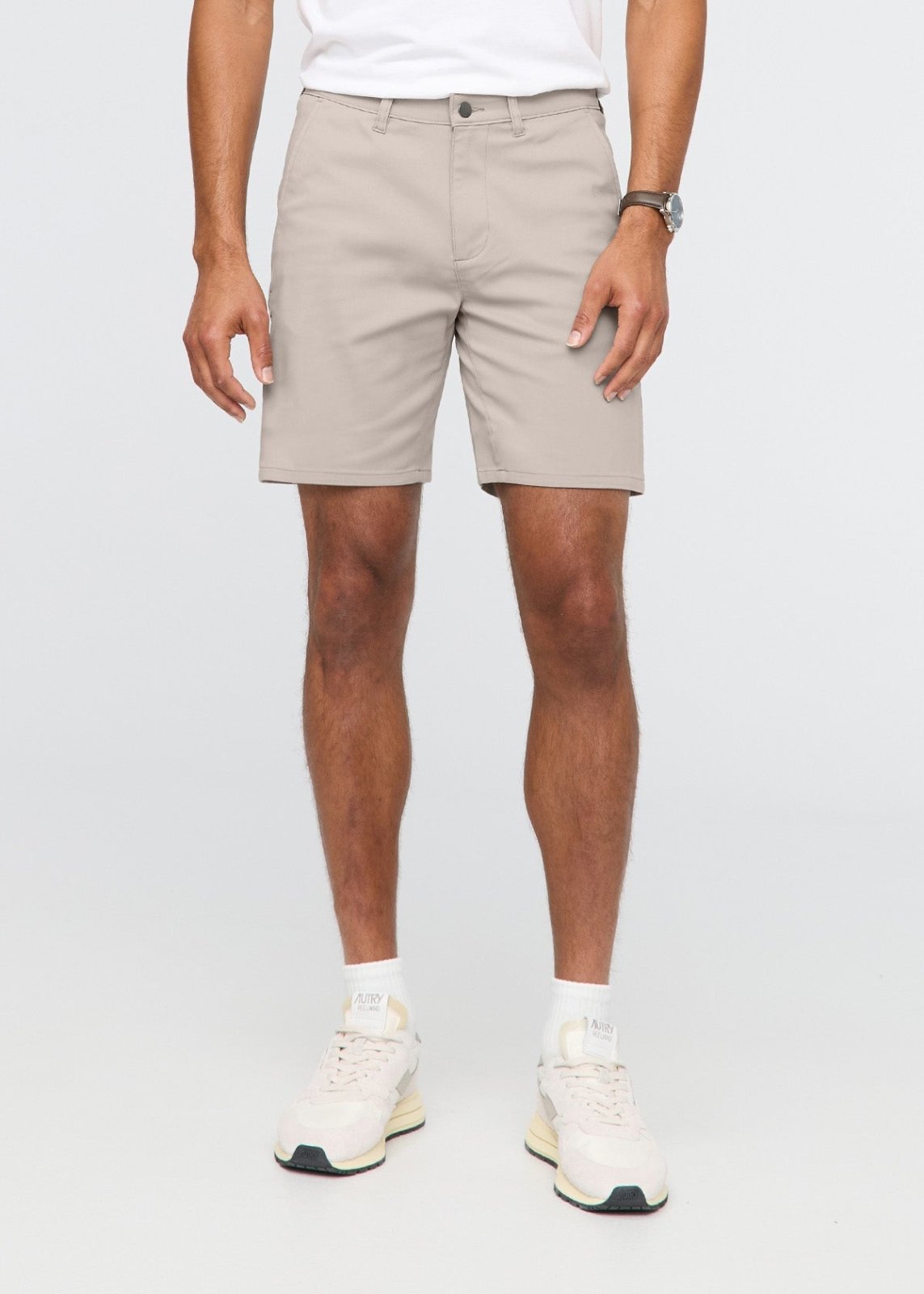 mens stone golf short front