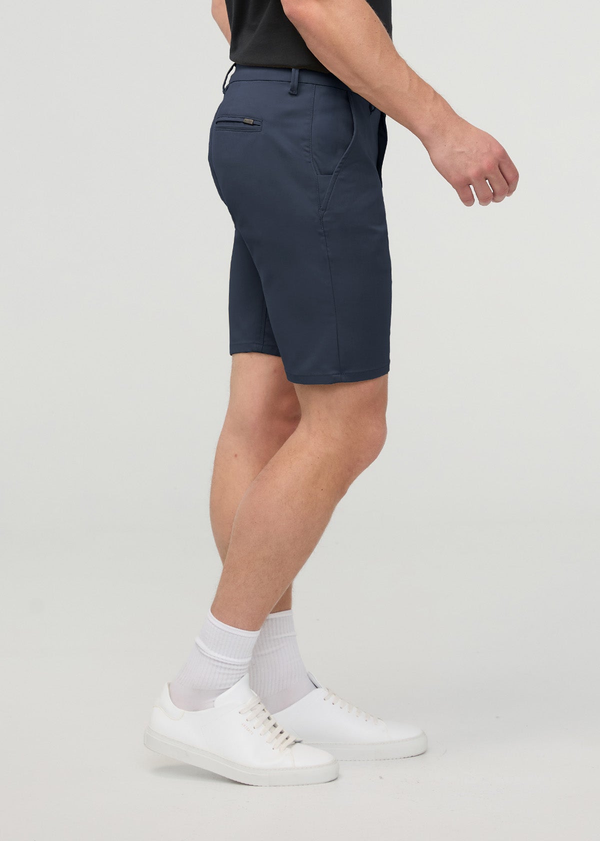 Men’s Heritage Blue Stretch Hybrid Golf Short side