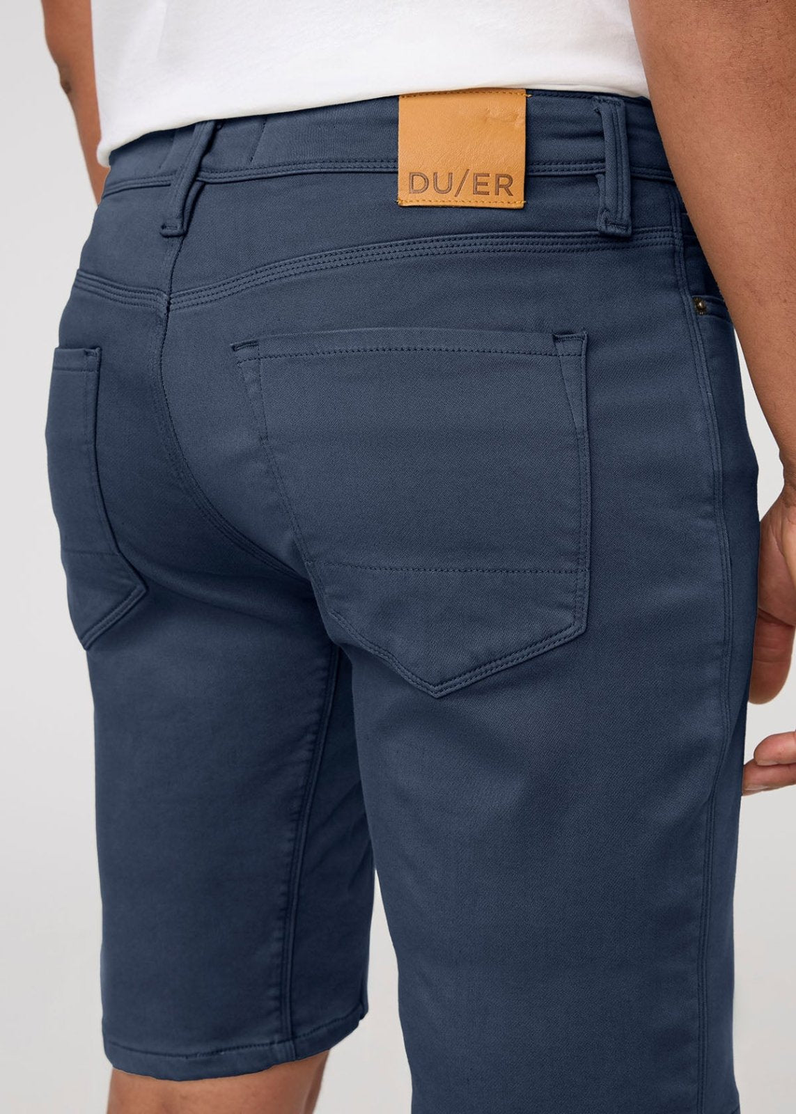 Men's Heritage Blue Relaxed Fit Performance Short back detail