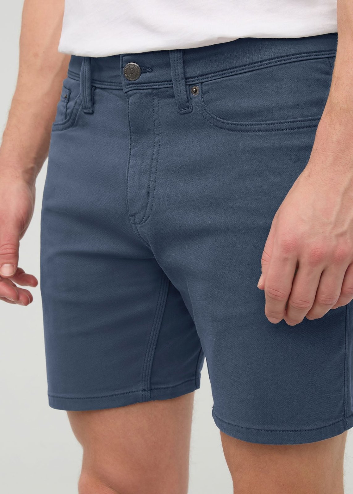 Men's Heritage Blue Slim Fit Performance Short front waistband detail