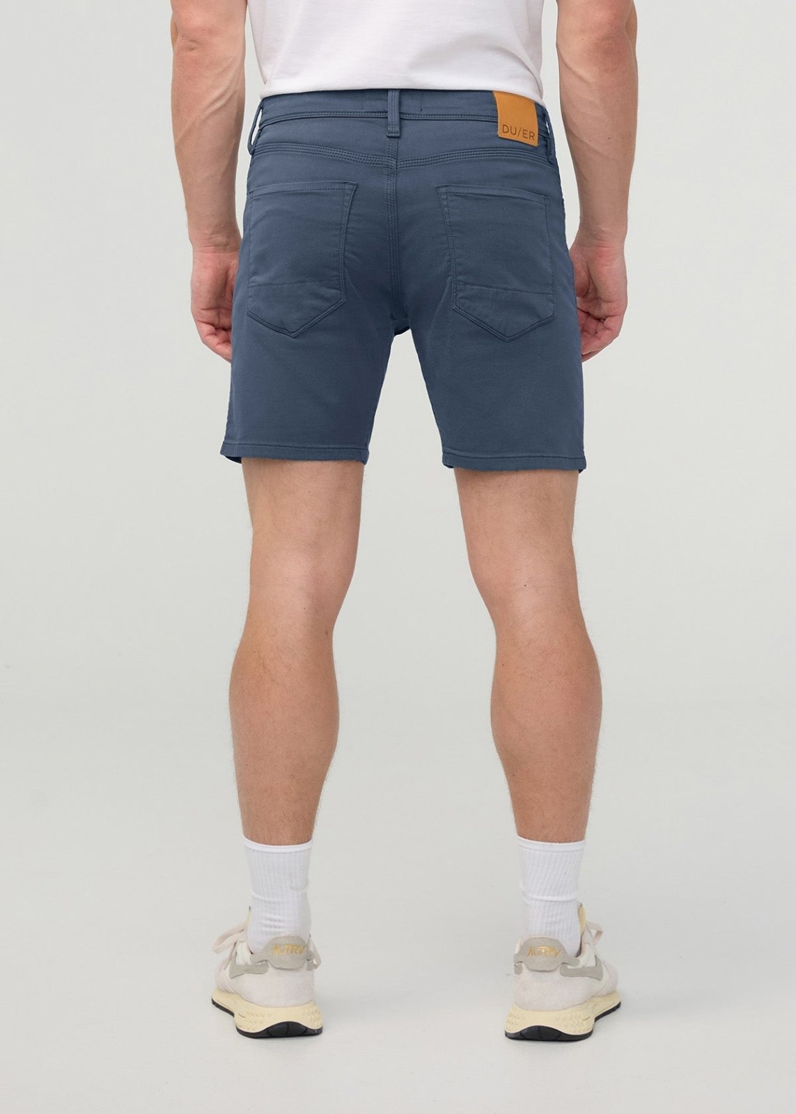 Men's Heritage Blue Slim Fit Performance Short back pocket
