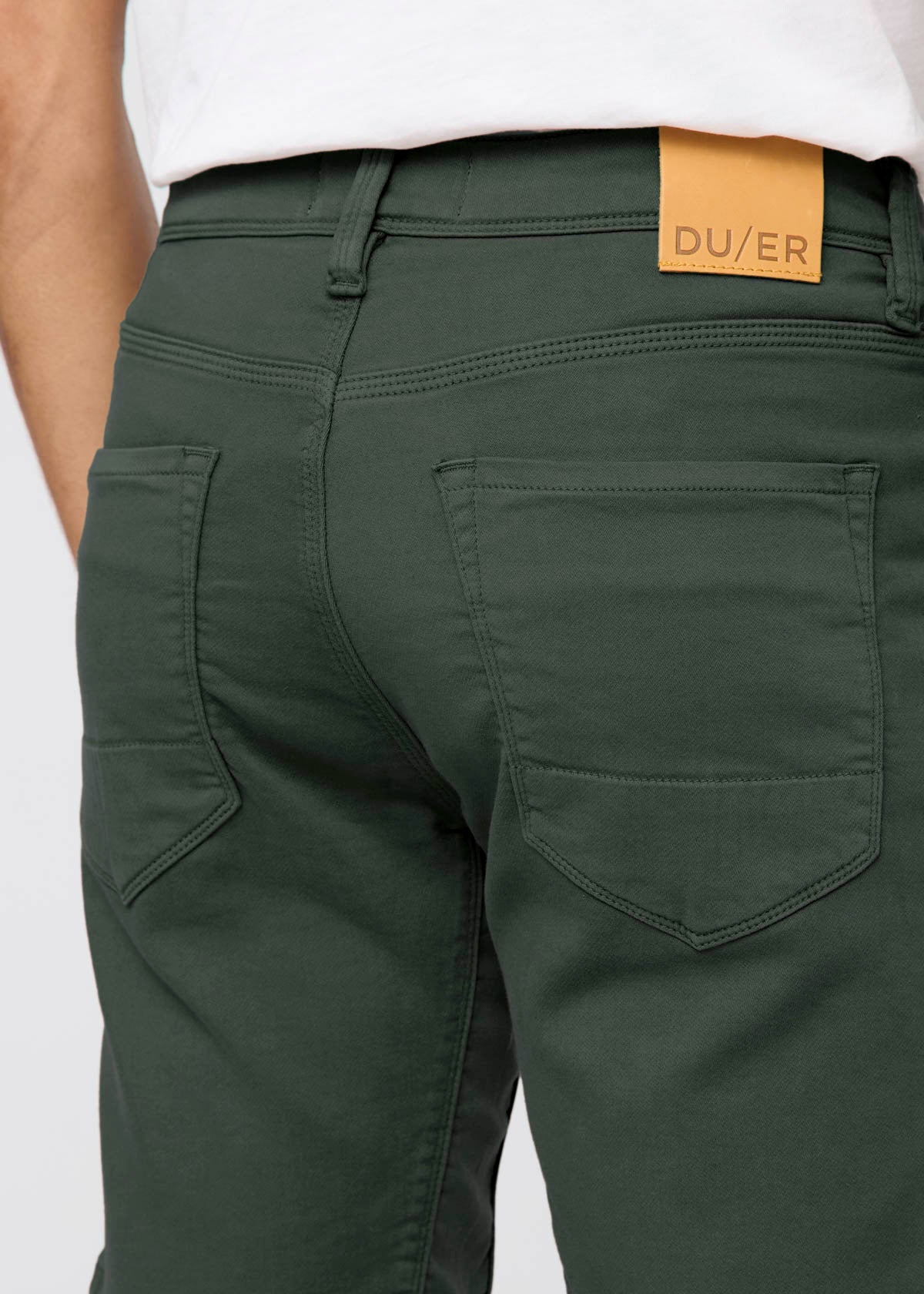 mens peat slim fit performance short back waistband