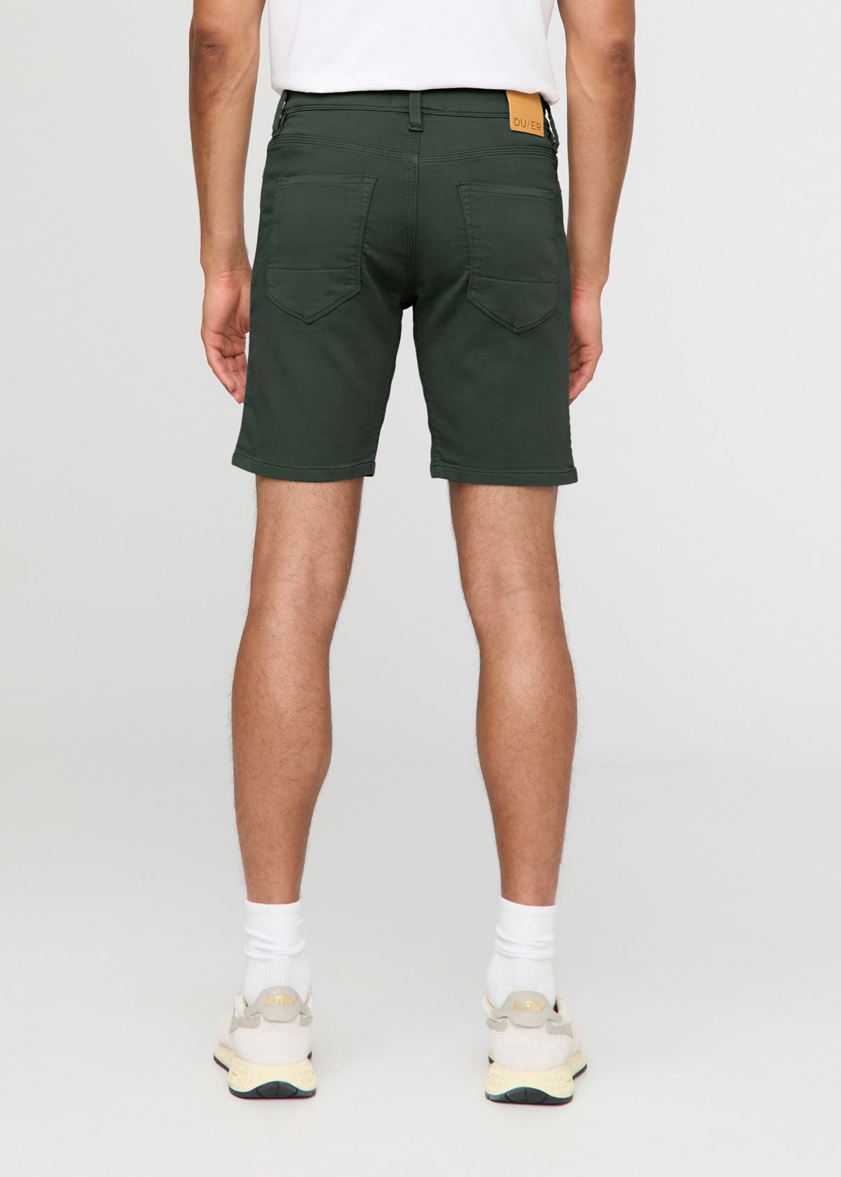 mens peat slim fit performance short back