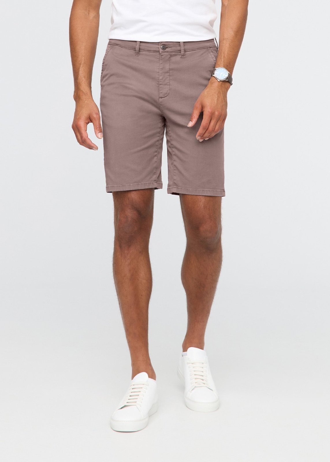 Men's Hazy Mauve Lightweight Shorts Slim Fit front