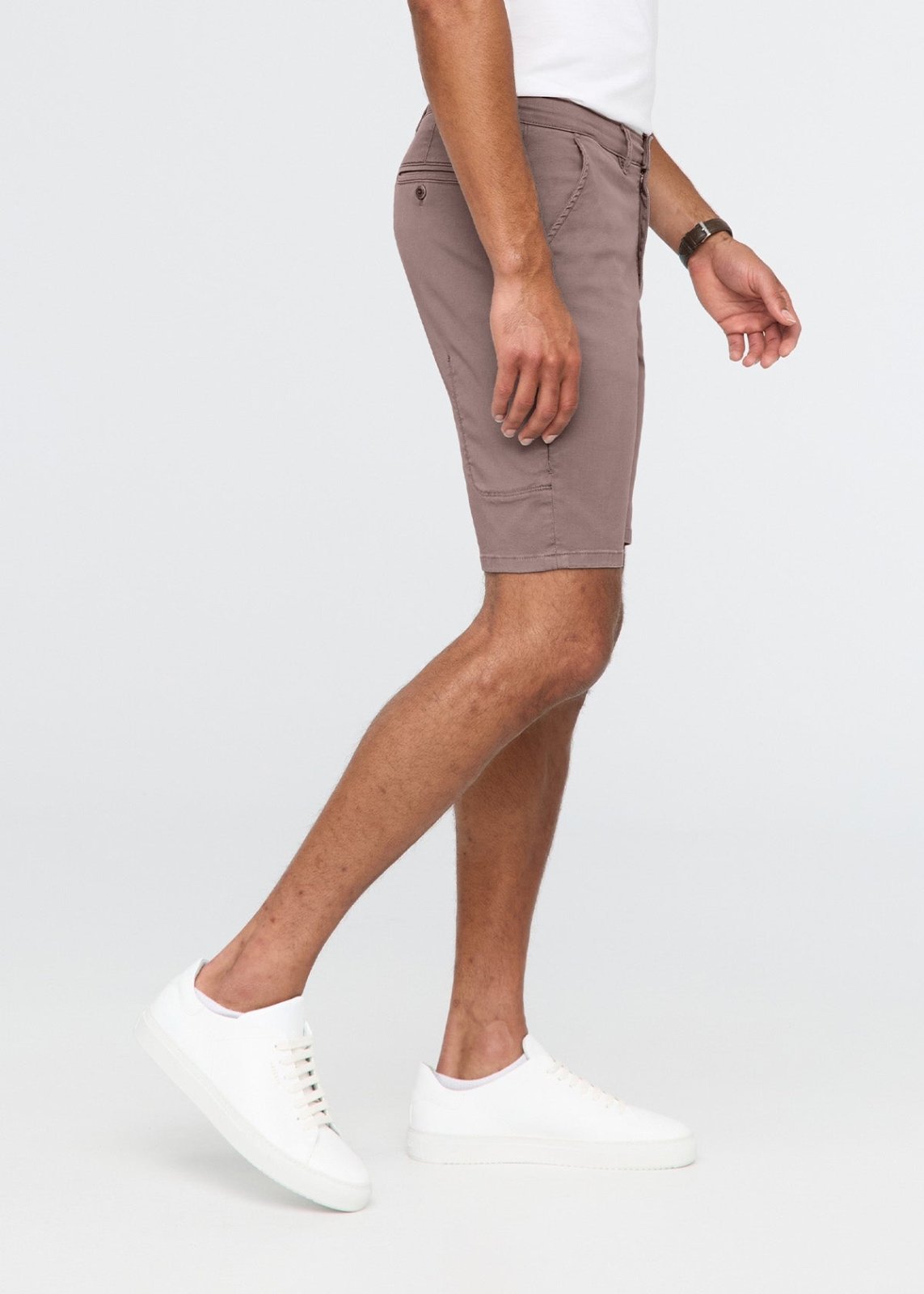 Men's Hazy Mauve Lightweight Shorts Slim Fit side