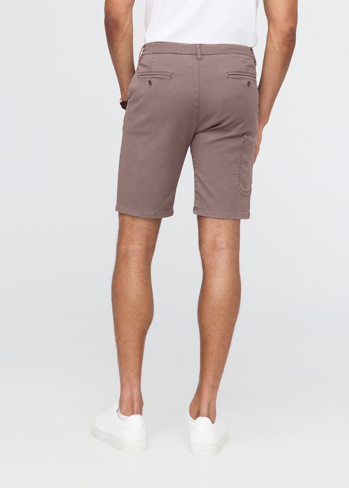 Men's Hazy Mauve Lightweight Shorts Slim Fit back