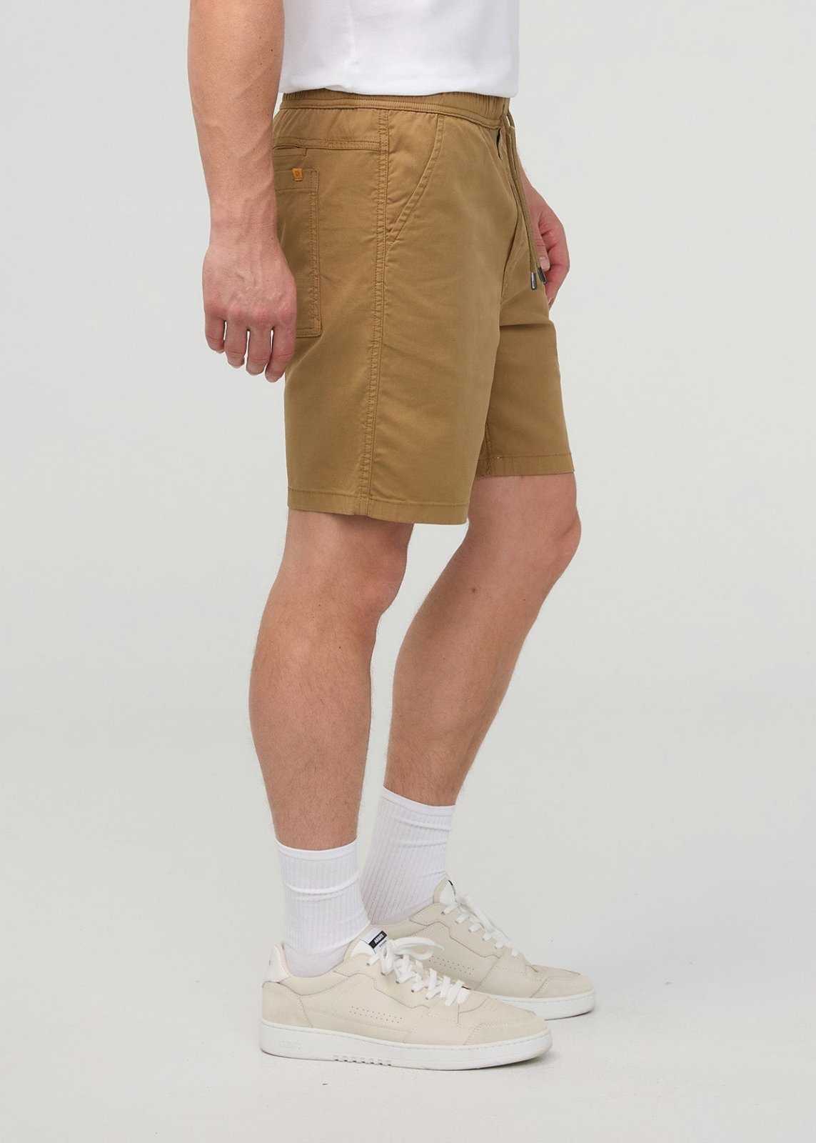 Men’s Camel Stretch Travel Shorts side