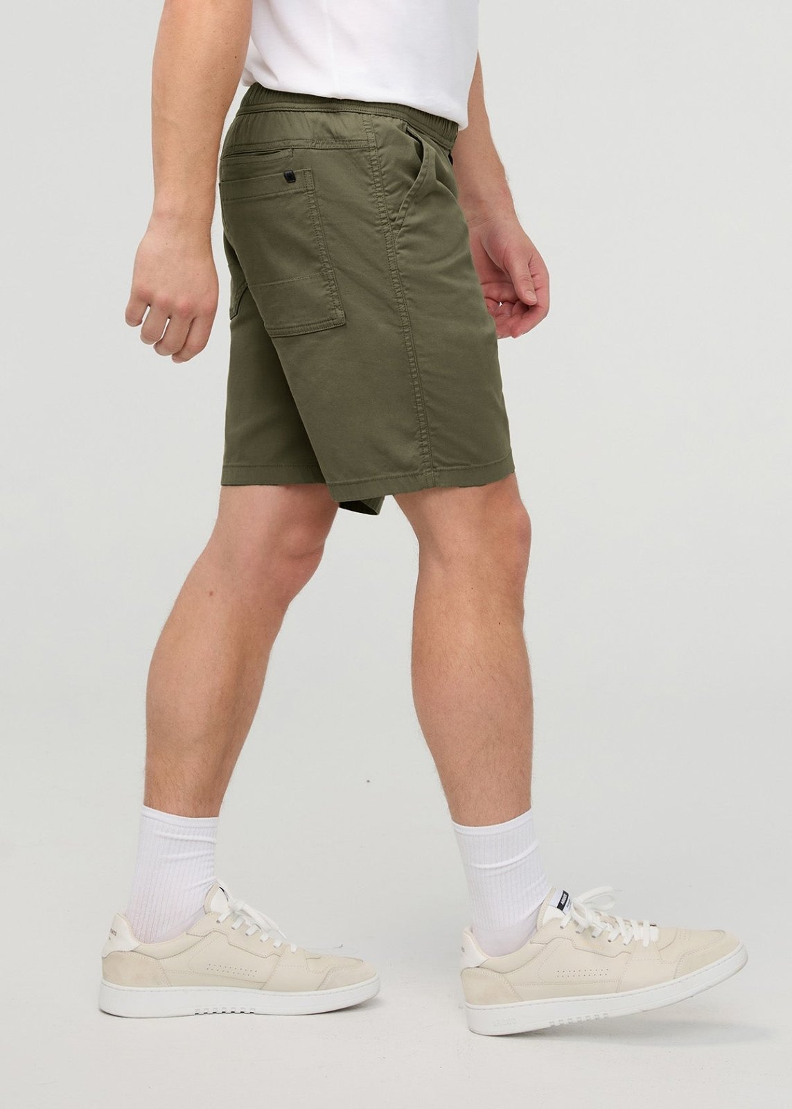 Men's Loden Green Stretch Travel Shorts