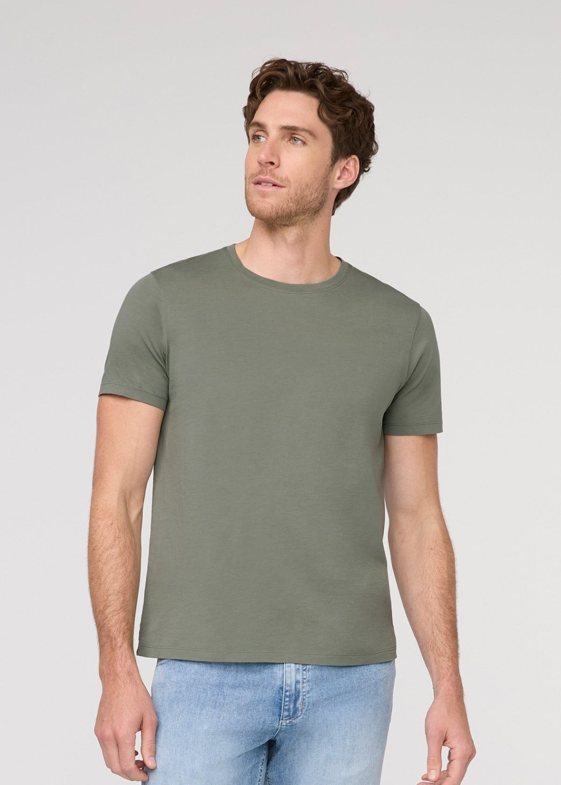 men's 100% pima cotton thyme t-shirt front