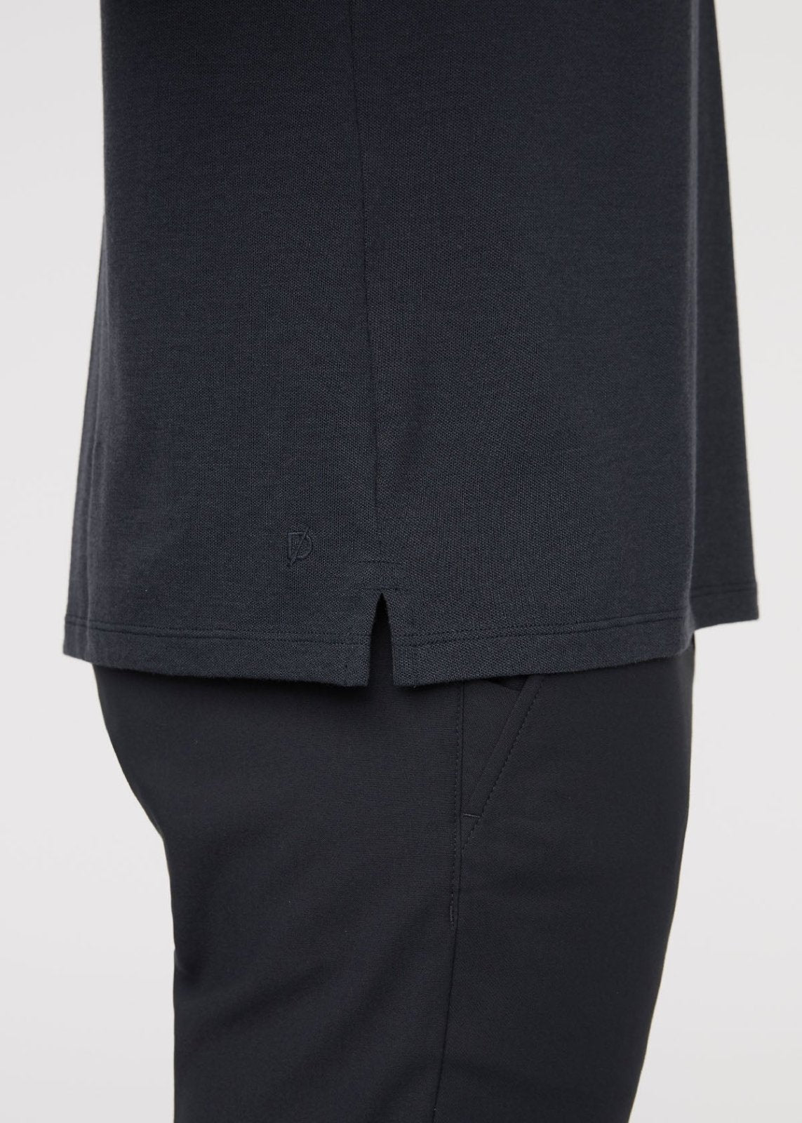 Men's Breathable Navy Polo side