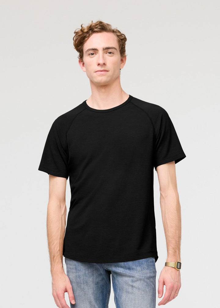 duer Air Flow Pique Tee - Black