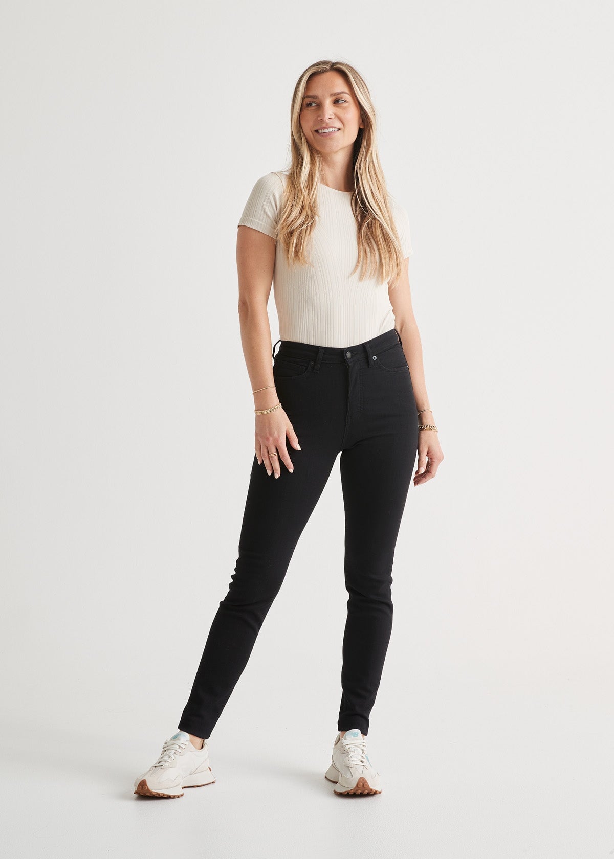 Black High Waisted Jeans for Women