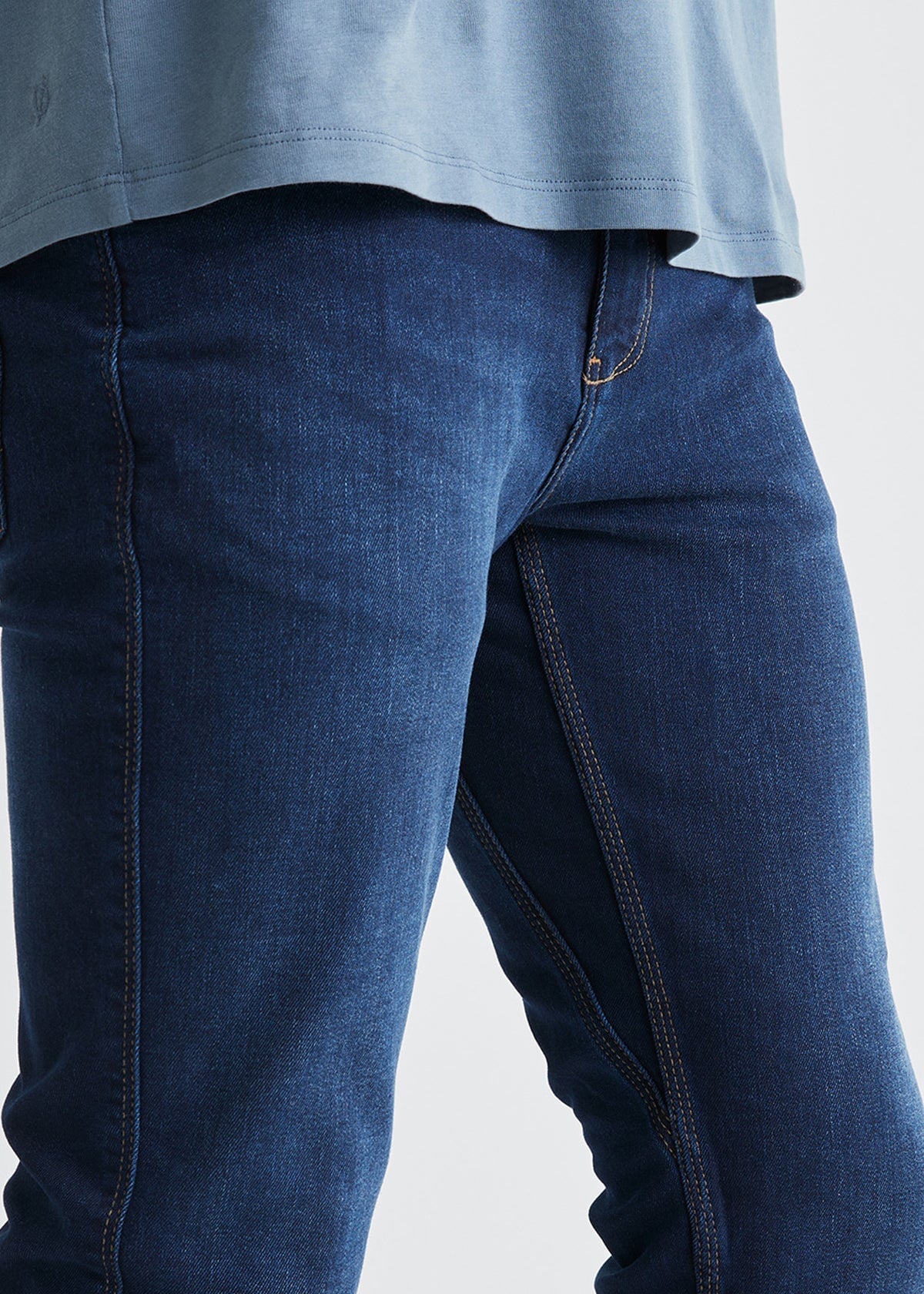 Men's Dark Stone Slim Fit Stretch Jeans