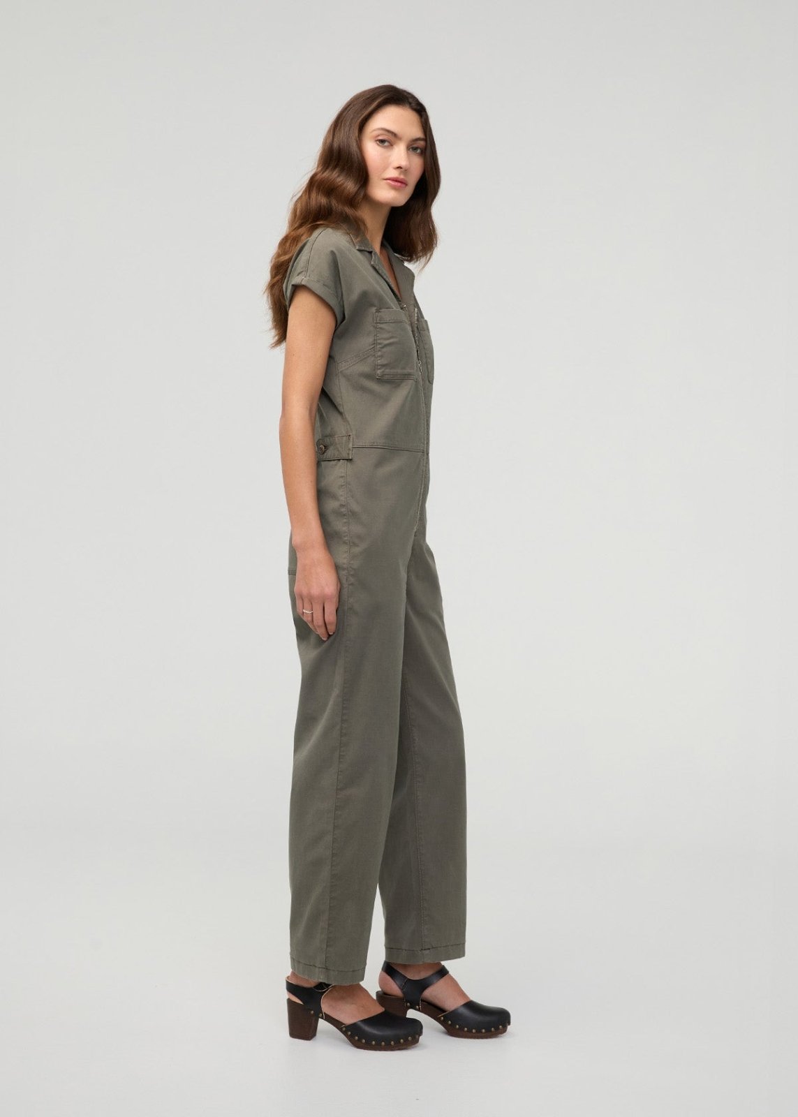 Women's Thyme Light Stretch Twill Boiler Suit side