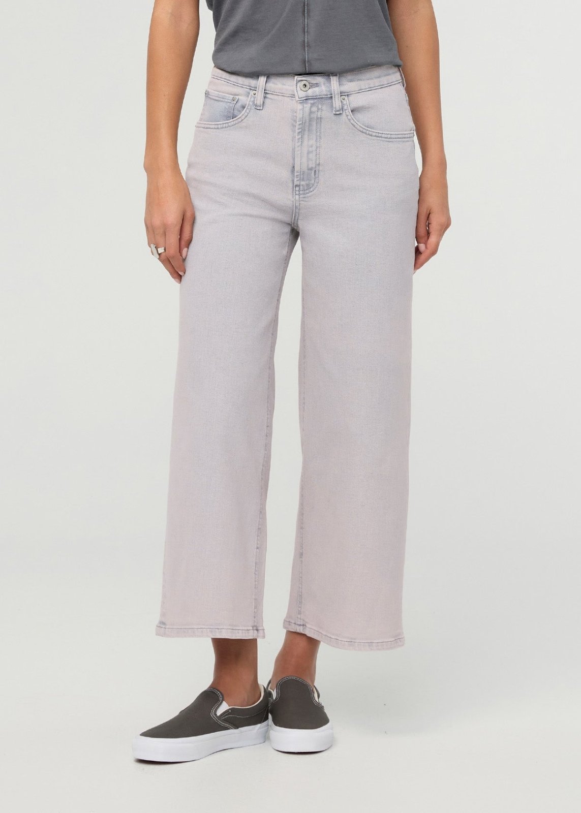 Women's Quartz Fade High Rise Wide Leg Crop front