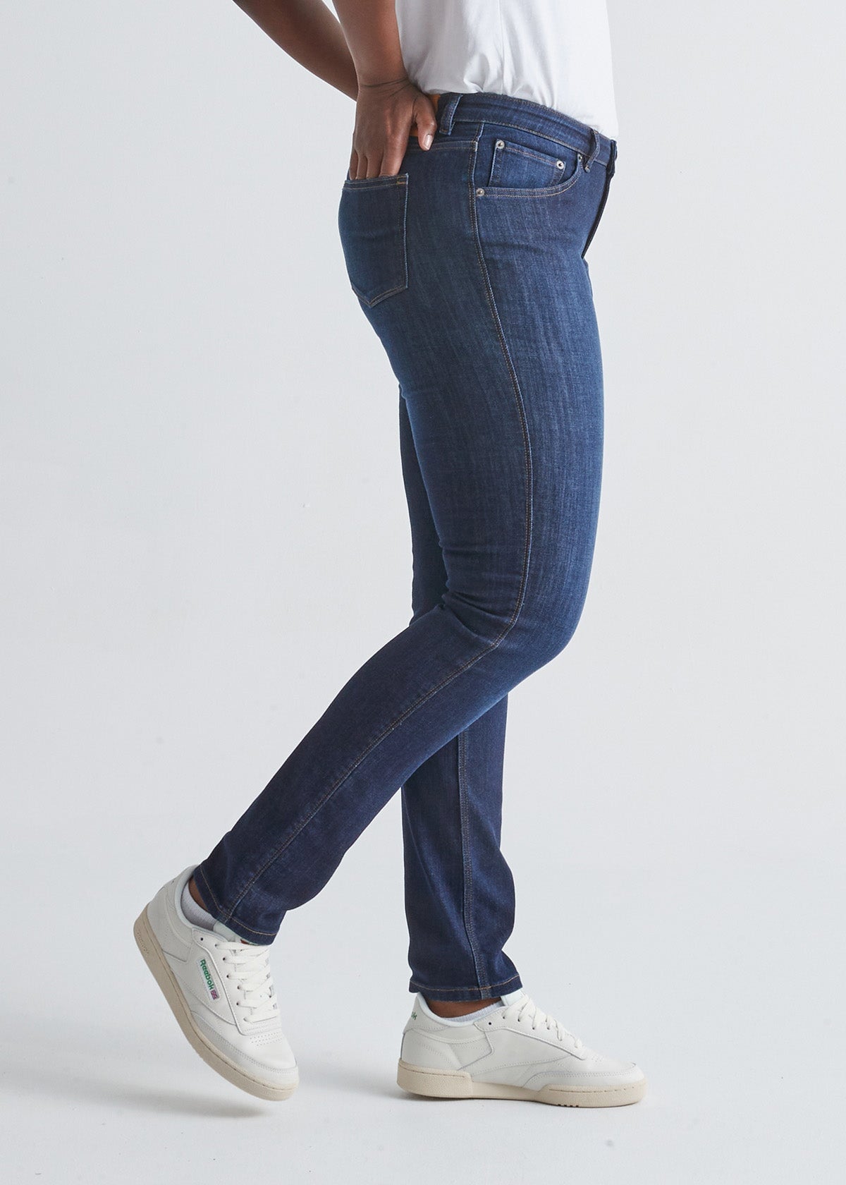 Duer Performance Denim Slim Straight Jeans, 30 Inseam - Wash
