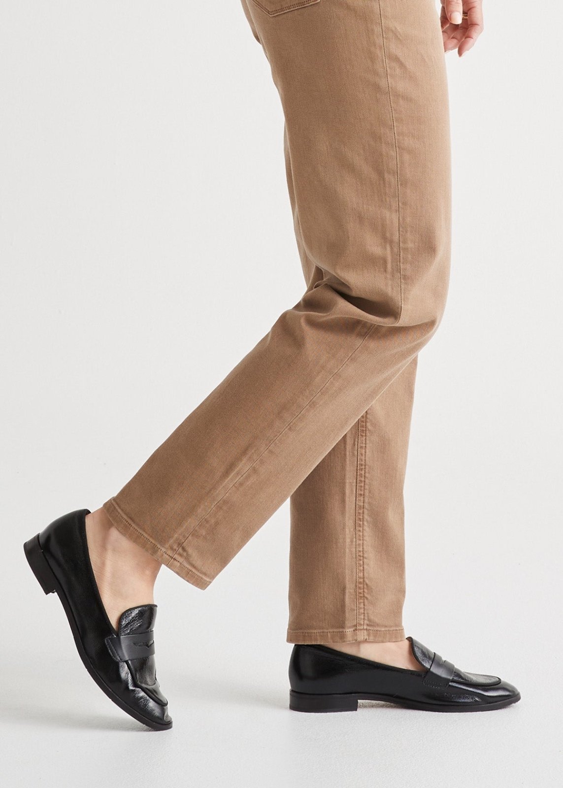 Women's Wood Smoke Coloured High Rise 90s Jean Ankle