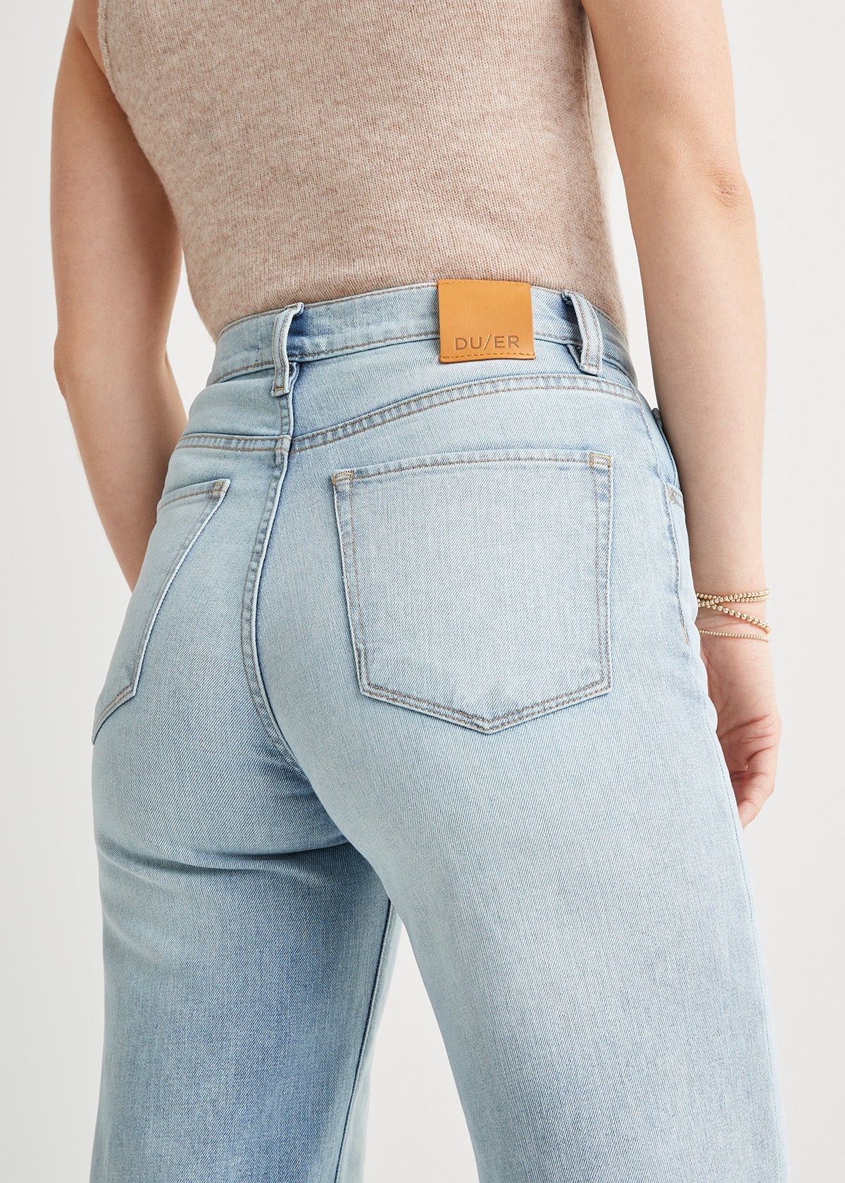 Buy Vetinee Wide Leg Capri Jeans for Women High Waisted Stretch
