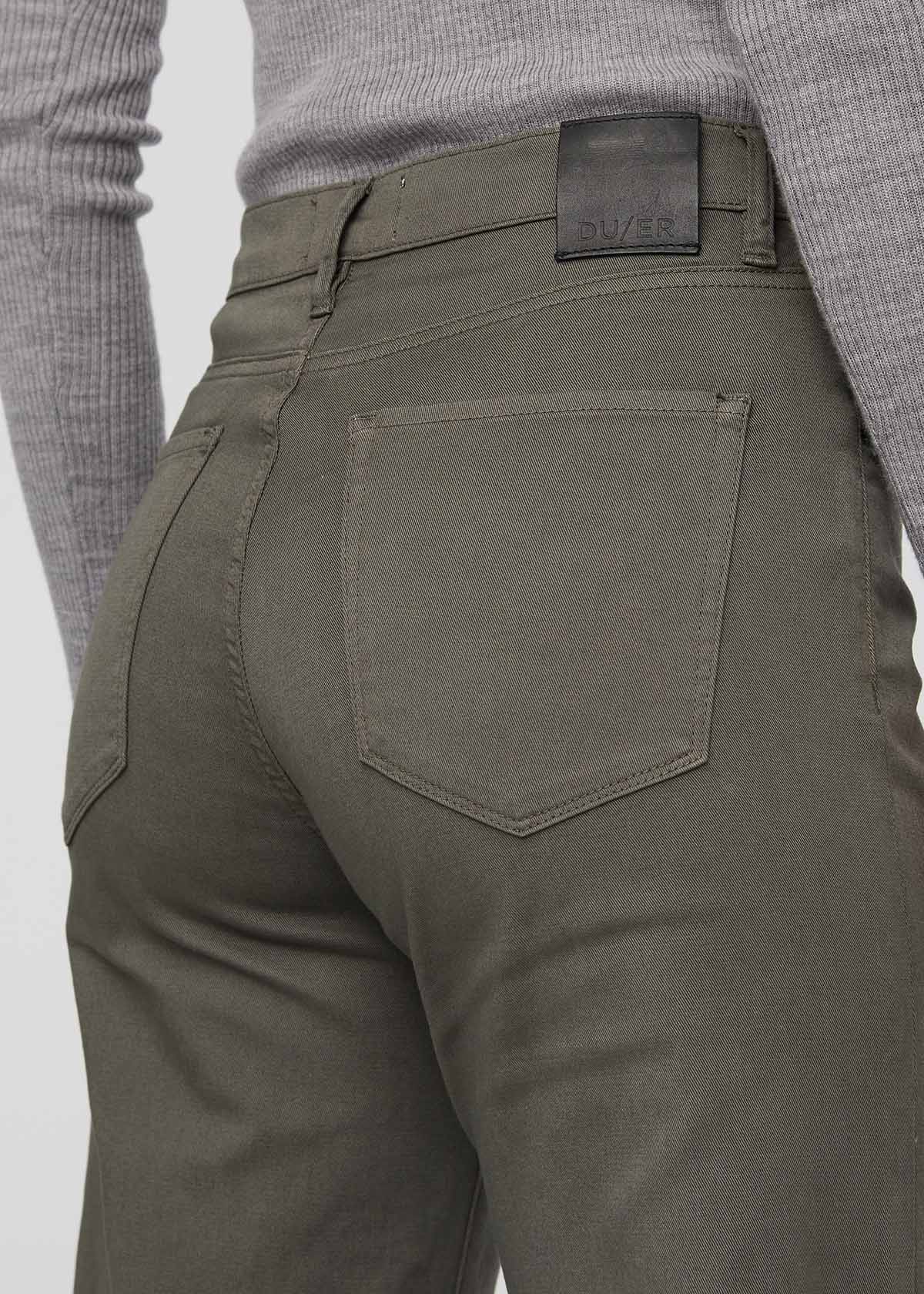 Women's High Rise Thyme Wide Leg Pant Back Detail