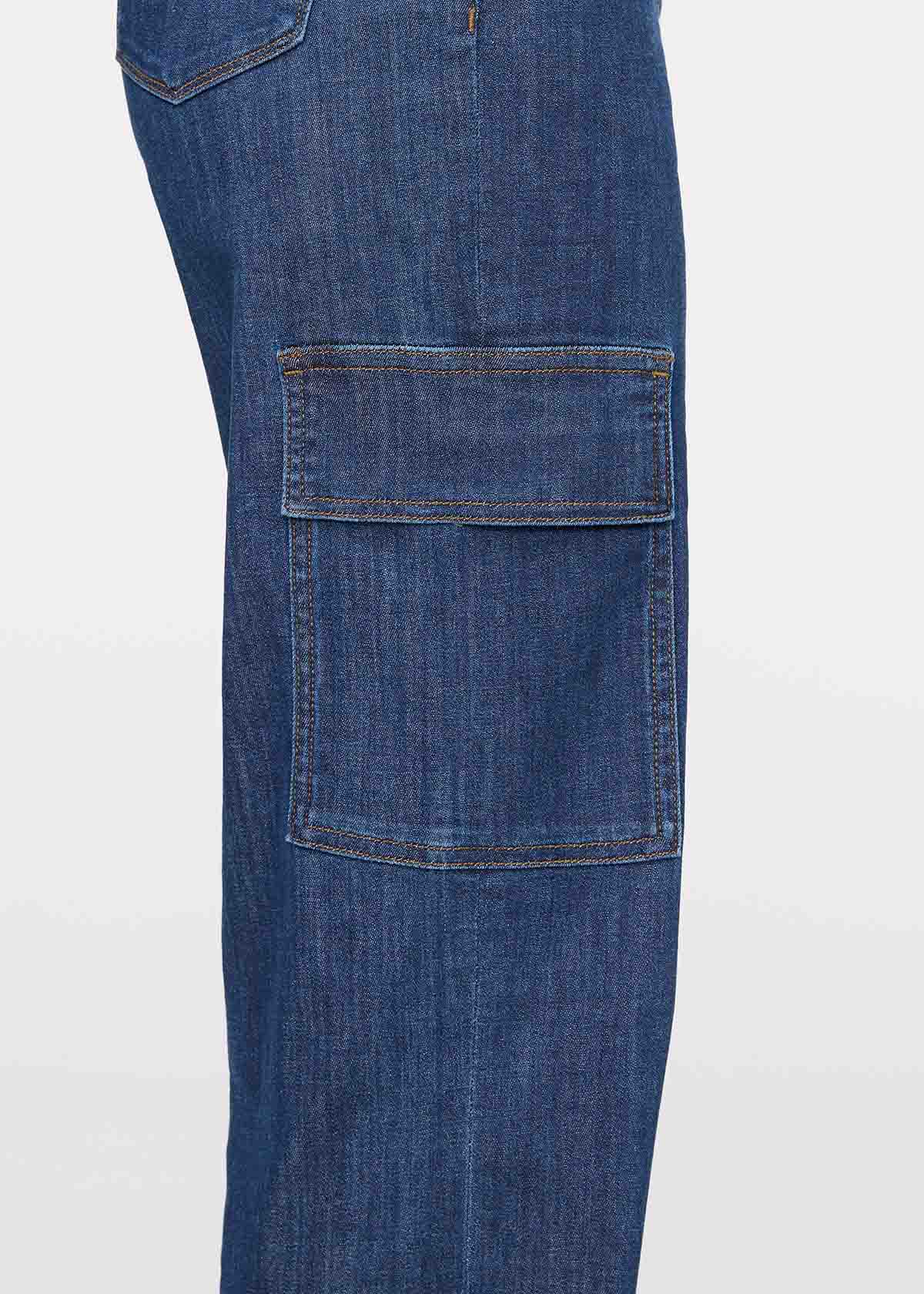 Women's Stargazer Indigo Denim Lite High Rise Cargo Pocket