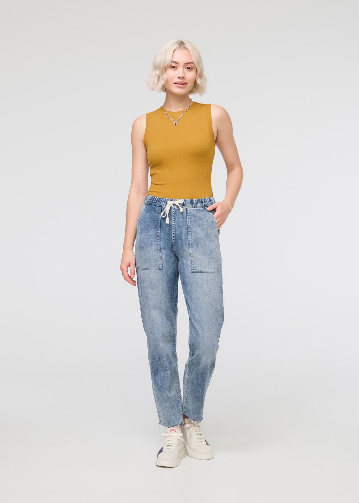 Denim store pants