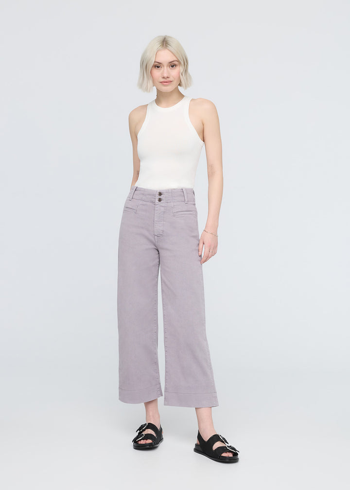 duer LuxTwill High Rise Trouser - Ash