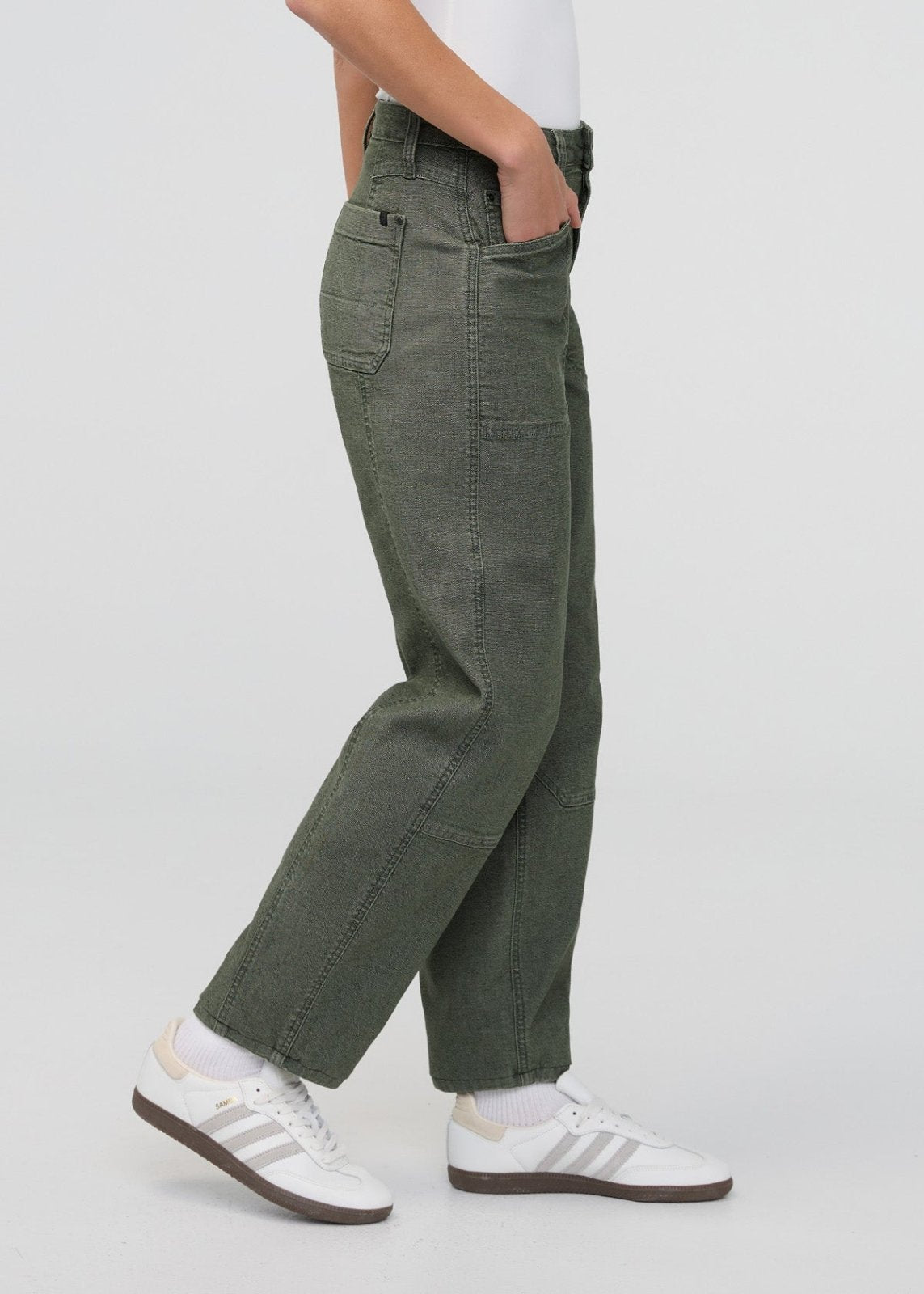 Women's Black Spruce Stretch Canvas  Utility Pants side