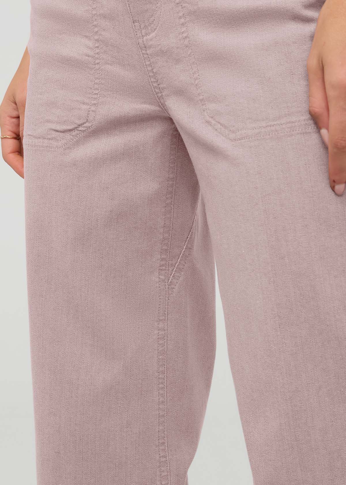 Women's Stretch Canvas Chalk Utility Pants Gusset