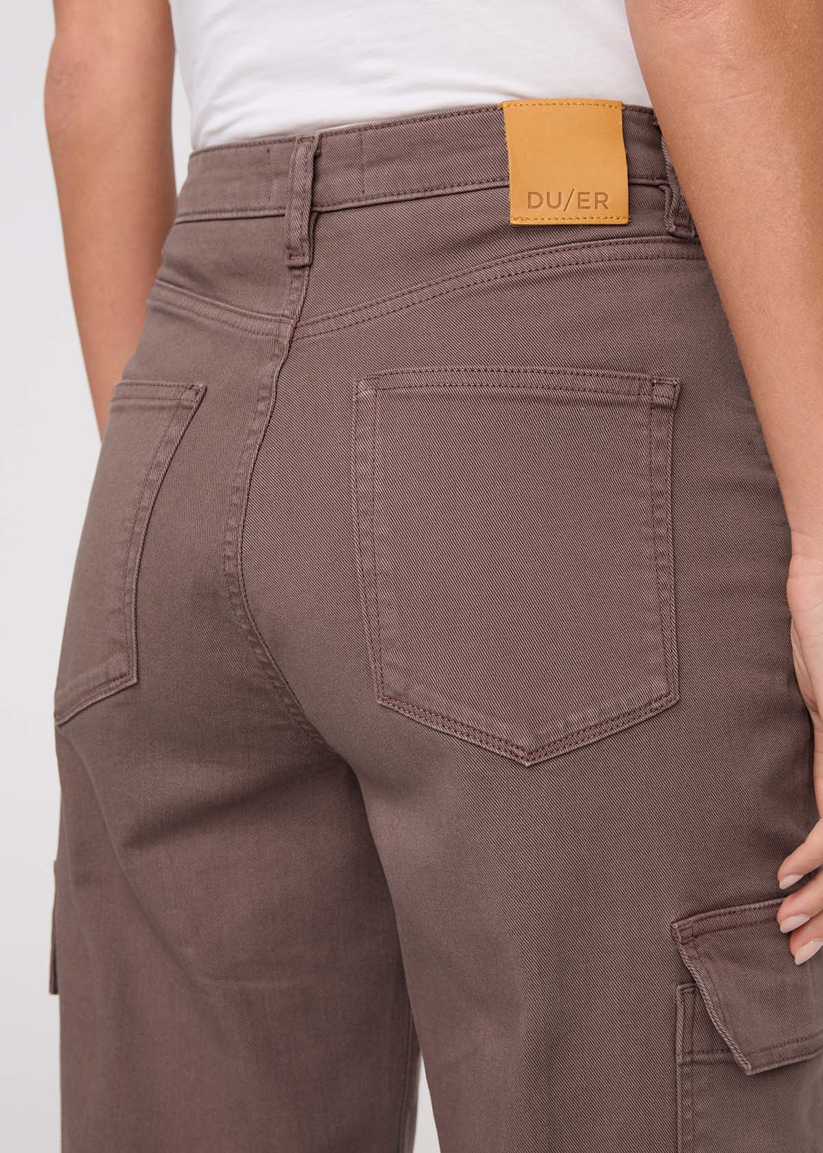 Women's Claystone Twill Cargo Pants Back Detail