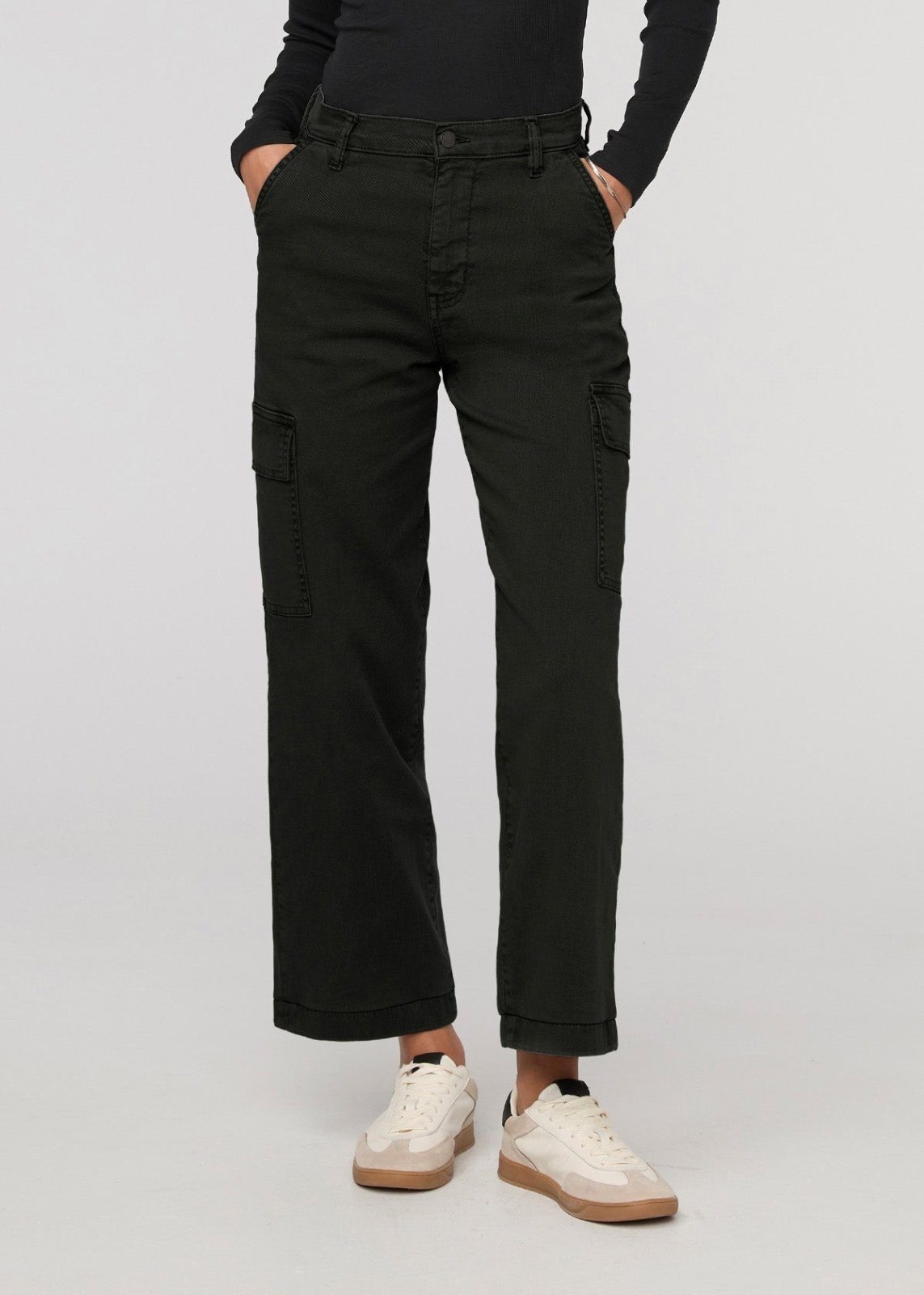 ★新品★CARGO SLACKS PANTS Women's High Rise Twill Cargo Pants