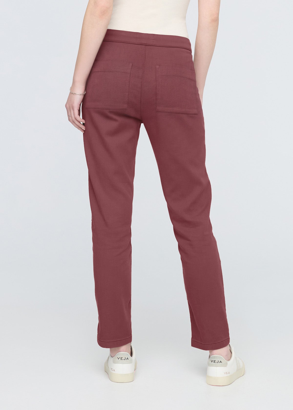 Women's Red Clay Harbour Sweatpants Back