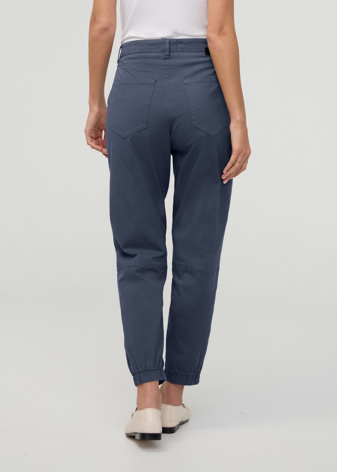 Women's Heritage Blue Stretch Twill Jogger back