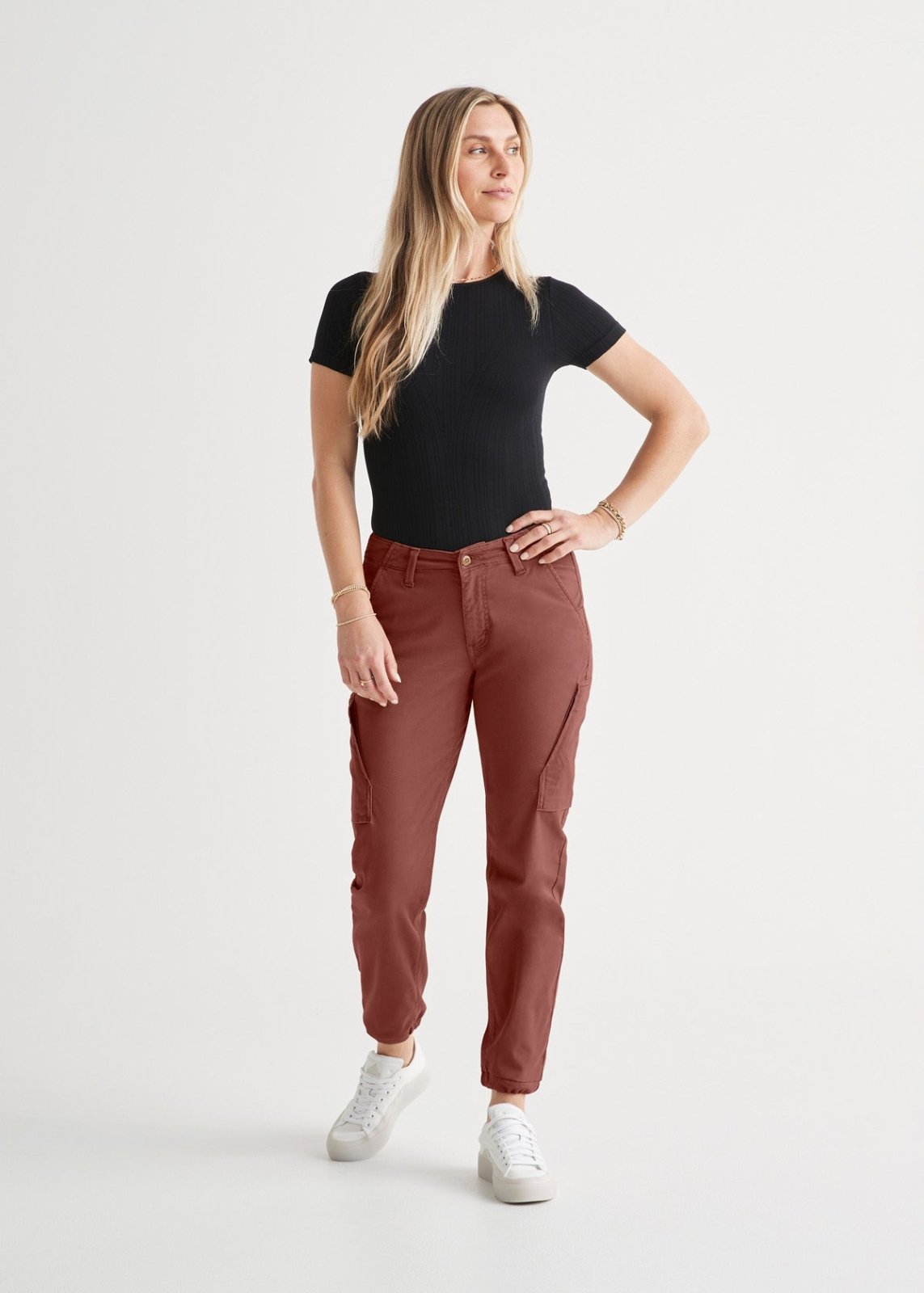 Women's Copper Water-Repellent Cargo Pant Full Body