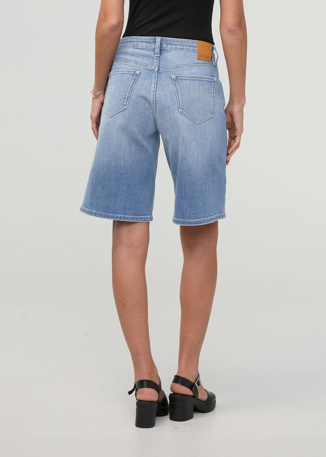 Women's Vintage Seaside High Rise Denim Shorts back